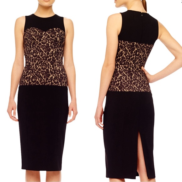 MICHAEL KORS: NWT Made in Italy Floral-Center Fitted Dress...